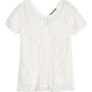 Daniel Rainn - Danita Crochet Top - White